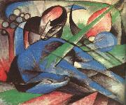 Franz Marc Dreaming Horse USA oil painting artist